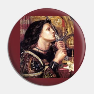 Joan of Arc - Dante Gabriel Rossetti Pin