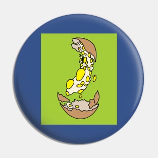 Crazy Eggs Design Pin