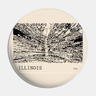 Illinois USA Pin