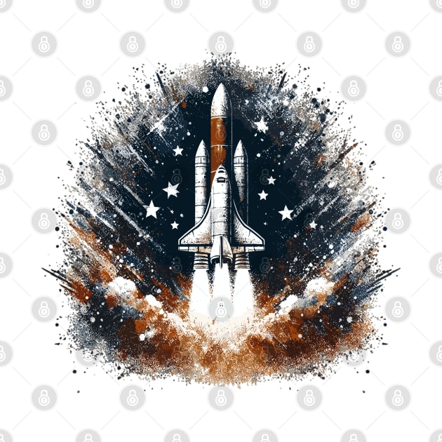 Rocket Launch by Vehicles-Art