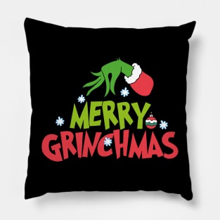 Merry Grinchmas Pillow