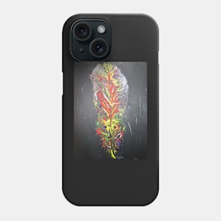 Abstract psychedelic Feather Phone Case