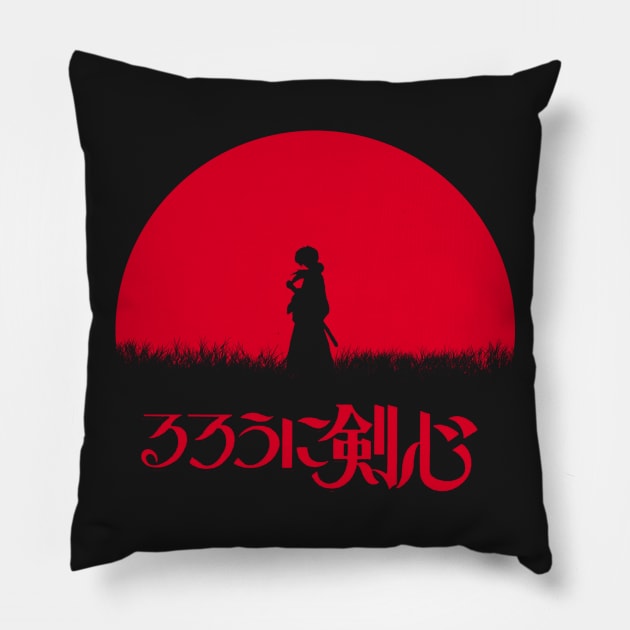 RUROUNI KENSHIN SILHOUETTE Pillow by presentees