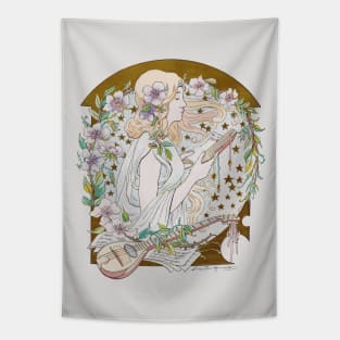 Design for a sheet music cover Tapestry