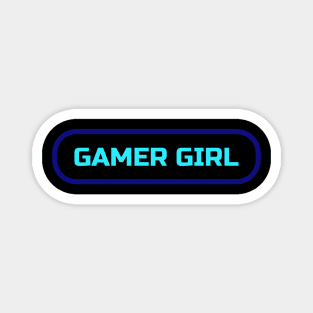 Game On, Girl! Neon Gamer Girl Magnet