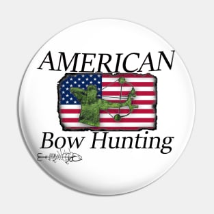 Hunitng America Bow style Pin