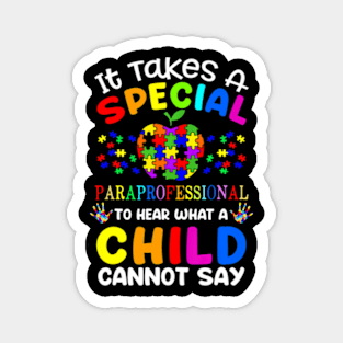 Special Paraprofessional Autism Awareness Magnet