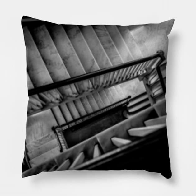 Marble Stairs Pillow by Femaleform