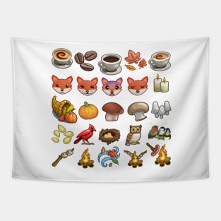 Sims 4 Autumn Sticker Pack Tapestry