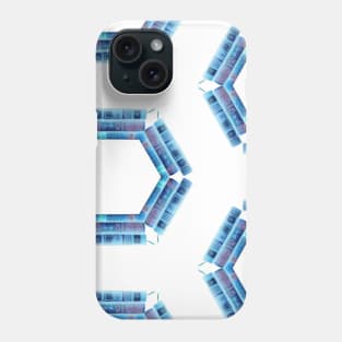 Blue Watercolor Librarian Books Phone Case