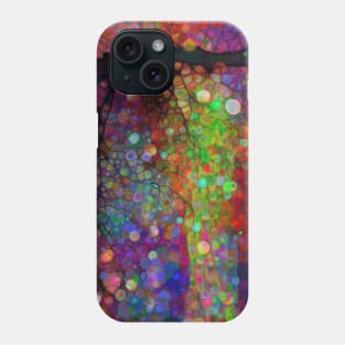 Magical iridescent tree Phone Case