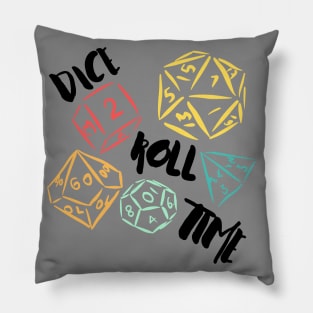 Dice Roll Time Pillow