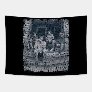 GOLDEN GIRLS REFRESHMENT CENTER - VINTAGE SKETCH DESIGN Tapestry