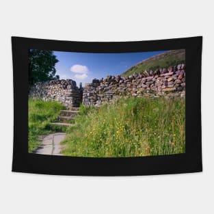 Stone Walls and Wildflowers at Muker Yorkshire Dales Tapestry