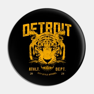 Detroit EST 2024 tiger Pin