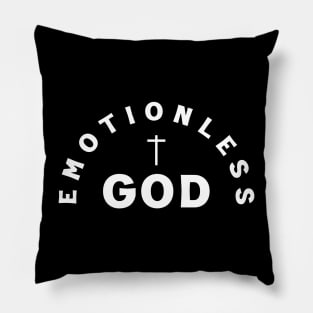 Emotionless God // Atheist Design Pillow