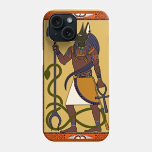 Anubis - Egyptian God - Coloured Phone Case