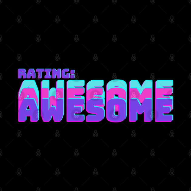 Scott Pilgrim vs the world, rating awesome by AustomeArtDesigns