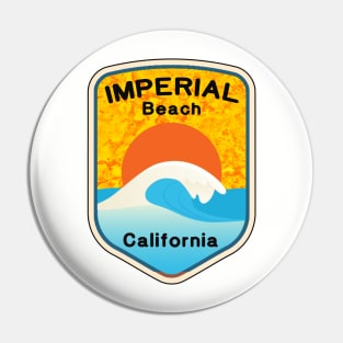 Imperial Beach California Surfing Surf CA Pin