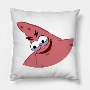 Evil Patrick Meme Pillow
