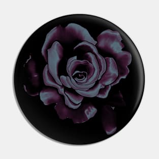 Black Rose Drawing Pin