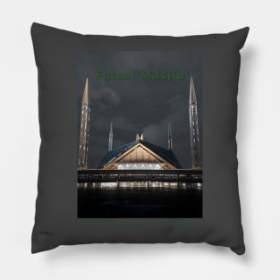 Faisal Masjid in Pakistan where hospitality and beauty awaits you Pakistani culture , Pakistan tourism Pillow