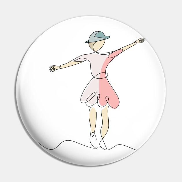 Ballet Dancer Pin by Whatastory