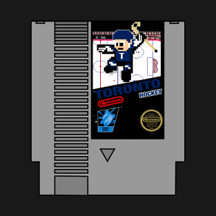 Toronto Hockey 8 bit cartridge design T-Shirt