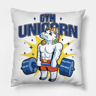 Fitness Fantasy The Mythical Gym Unicorn Pillow