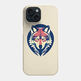 Wolf head. Symbolizes leadership and pack mentality Phone Case