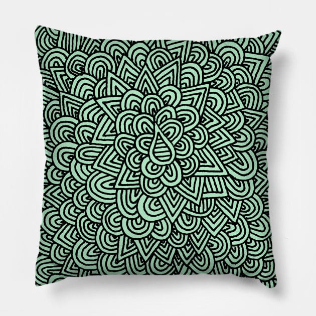 Teardrop Pillow by PsychedelicDesignCompany