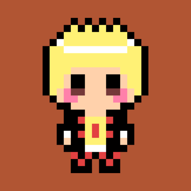 Persona 5 Ryuji Sakamoto 8-Bit Pixel Art Character by StebopDesigns