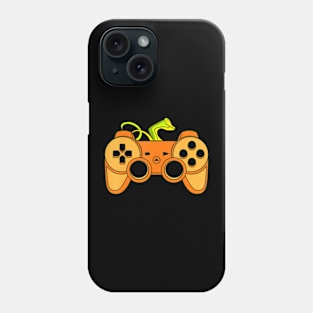 Halloween Gamer Pumpkin Mens Video Gamer Phone Case