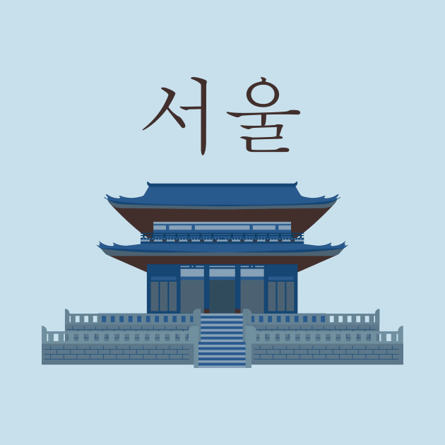 Changdeokgung palace in Seoul by LineXpressions