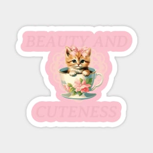 Beauty and Cuteness Coquette Aesthetic Magnet