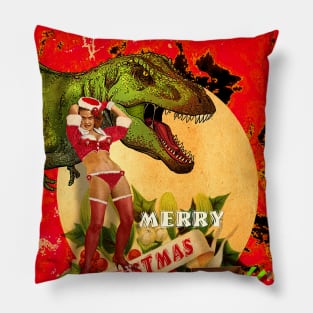 JURASSIC CHRISTMAS VIBES Pillow