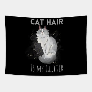 Cat hair is my Glitter - Turkish Angora Tapestry