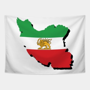 Iran Country Shape - Mini Version Tapestry