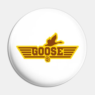 Padres Topgun Goose Brown Gold Pin