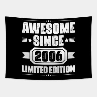 Awesome Since 2006 Limited Edition Birthday Tapestry