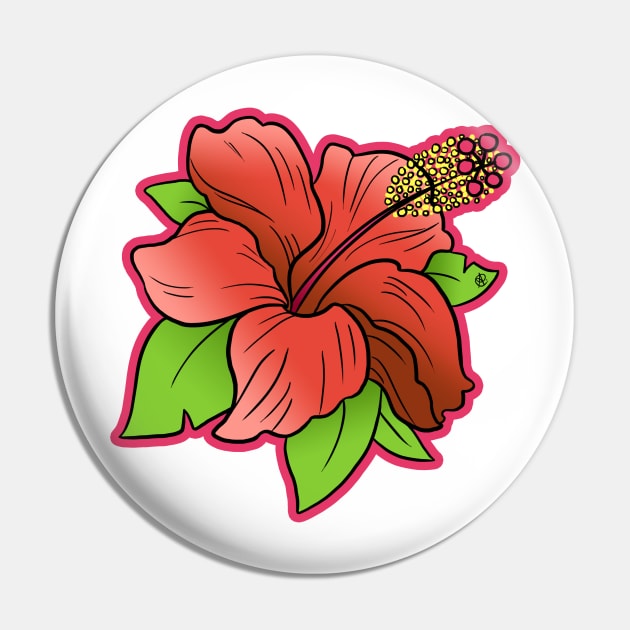 Hibiscus Pin by aliyahart