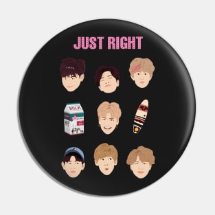 JUST RIGHT Pin