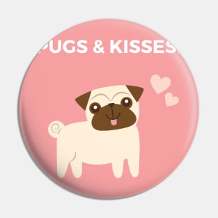 Pugs & Kisses Pin