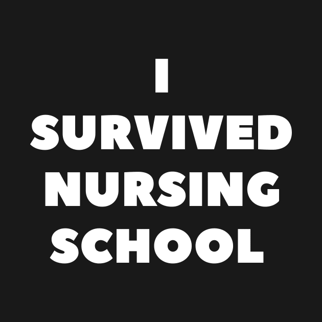 I survived Nursing school by Word and Saying