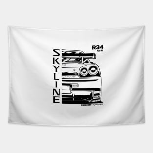 SKYILINE-R34 Tapestry