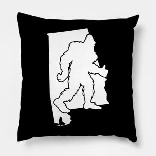 Alabama Bigfoot Pillow