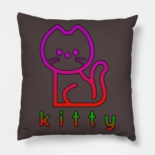 kitty cat Pillow