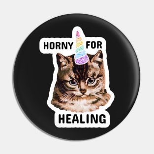 Horny for Healing Pin