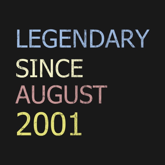 LEGENDARY SINCE AUGUST 2001 by BK55