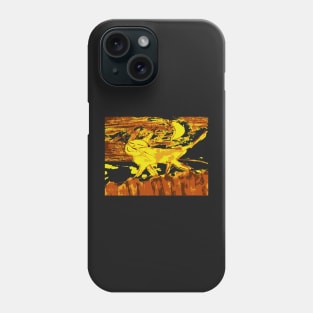 Smiling Happy Cat On The Fence Phone Case